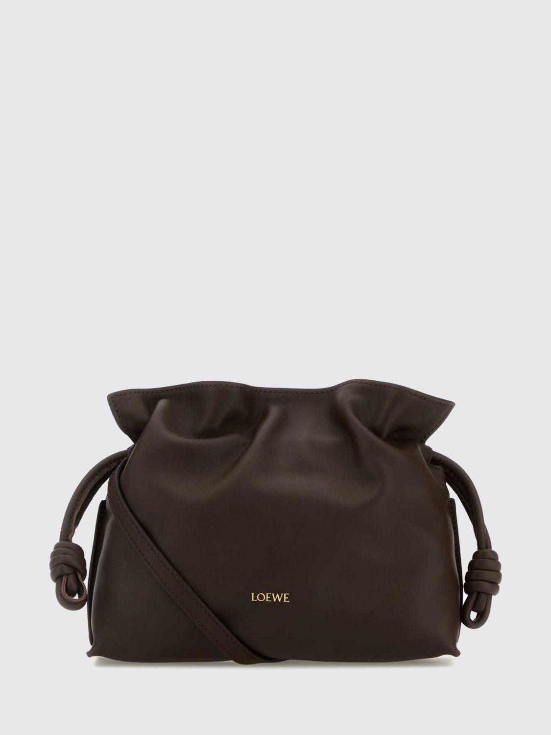 flamenco calfskin mini bucket bag with drawstring