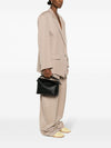 small puzzle edge bag in grained calf leather with anagram