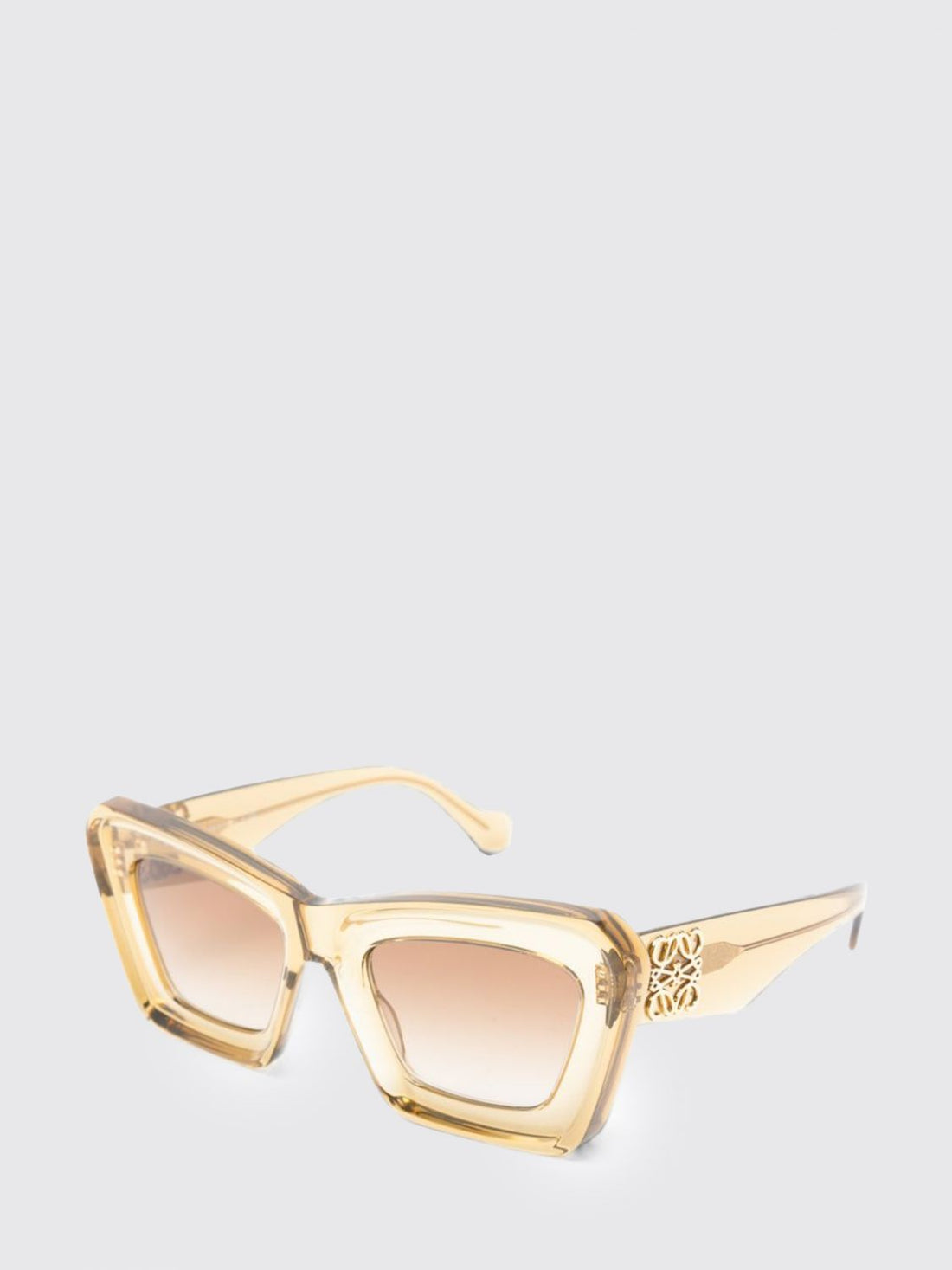 LOEWE OS anagram cat-eye acetate sunglasses with applied logo