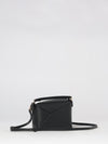 puzzle mini handbag in grained calfskin with shoulder strap
