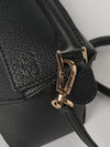 puzzle mini handbag in grained calfskin with shoulder strap
