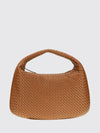 large veneta hobo bag in woven lambskin leather