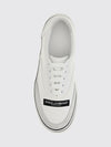dg sailing low-top sneakers in leather and cotton canvas