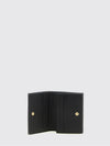 wallet in gg supreme fabric and leather with flap closure