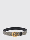 gg marmont reversible supreme canvas belt with monogram buckle