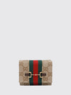 horsebit web trifold wallet in gg supreme fabric