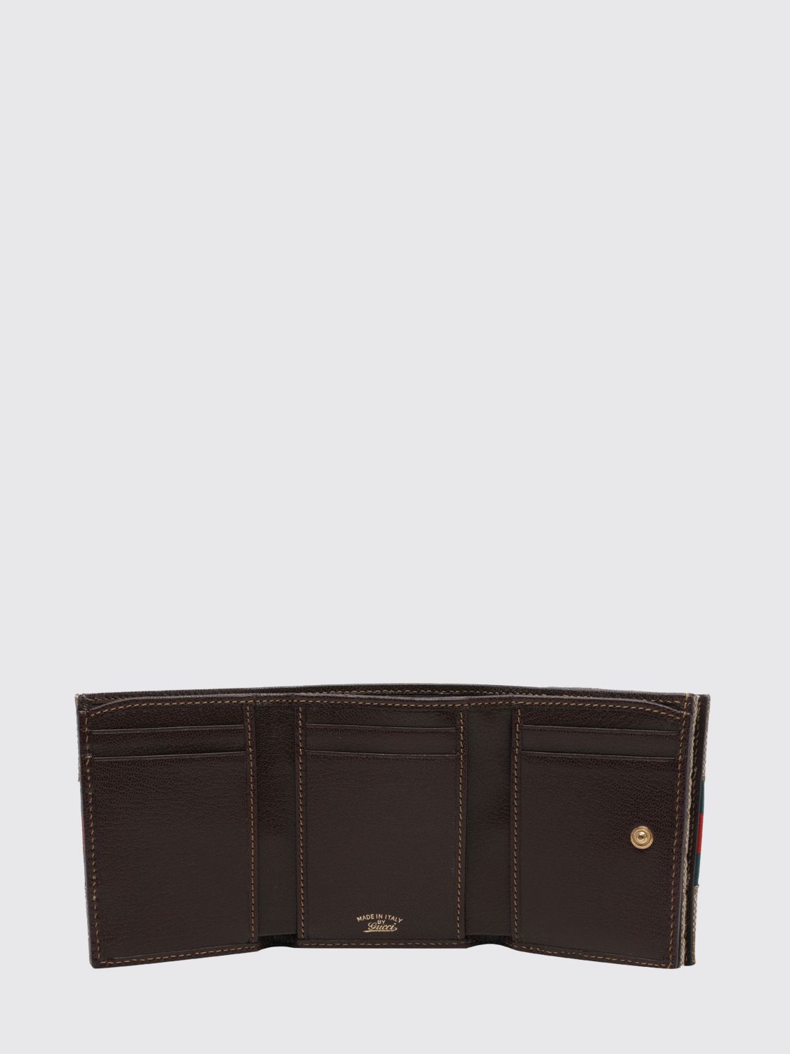 horsebit web trifold wallet in gg supreme fabric