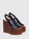 woman's wedge shoes chloé