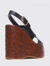 woman's wedge shoes chloé