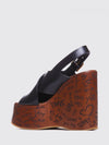 woman's wedge shoes chloé