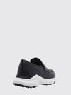 penny loafers in smooth calf leather with a serrated sole