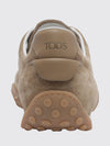 low-top suede sneakers with iconic rubber pebble sole