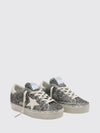 hi star animal print pony hair trainers with platform sole
