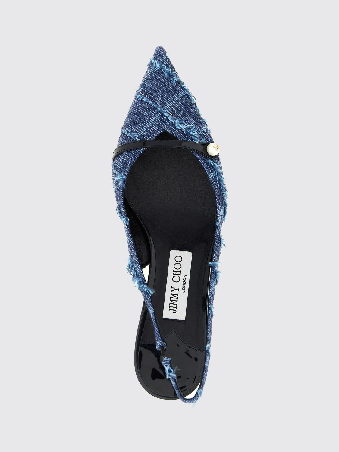 amita tartan fabric slingback court shoes with low heel and almond toe
