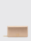vlogo signature leather mini bag with rhinestones