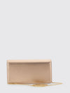 vlogo signature leather mini bag with rhinestones