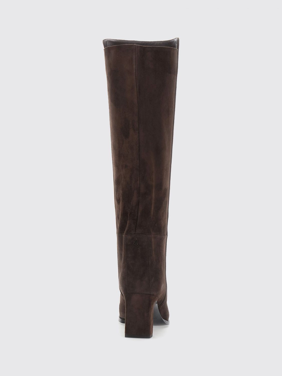 caly suede knee-high boots with square heel