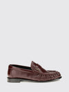 le loafer penny loafers in leather with ysl monogram