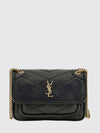 niki mini bag in quilted calf leather with ysl monogram