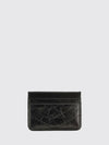 niki chevron leather card holder with ysl monogram