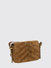 loulou mini bag in quilted suede