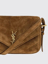 loulou mini bag in quilted suede