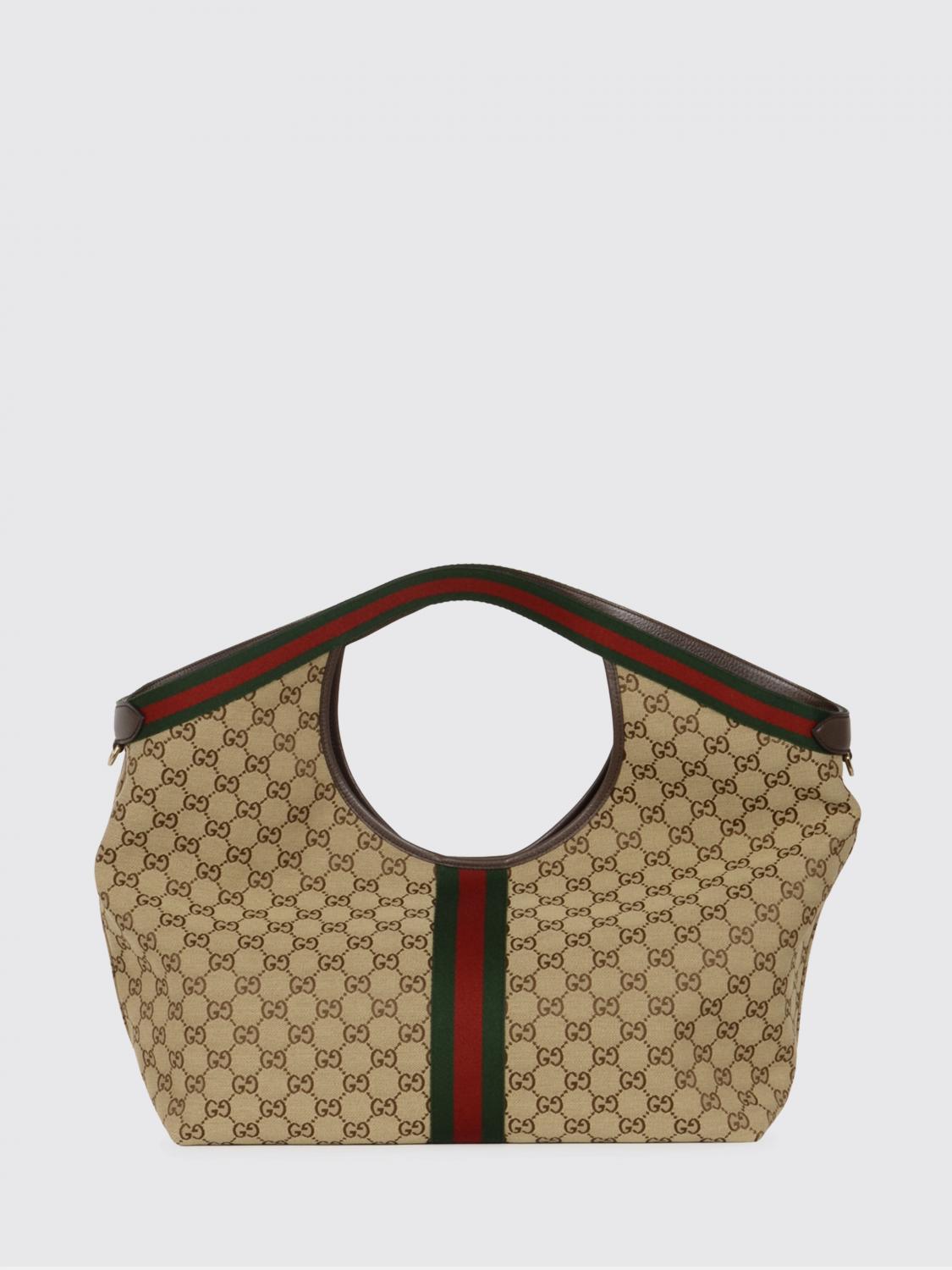 giglio double handle shoulder bag in gg monogram jacquard