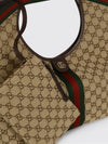 giglio double handle shoulder bag in gg monogram jacquard
