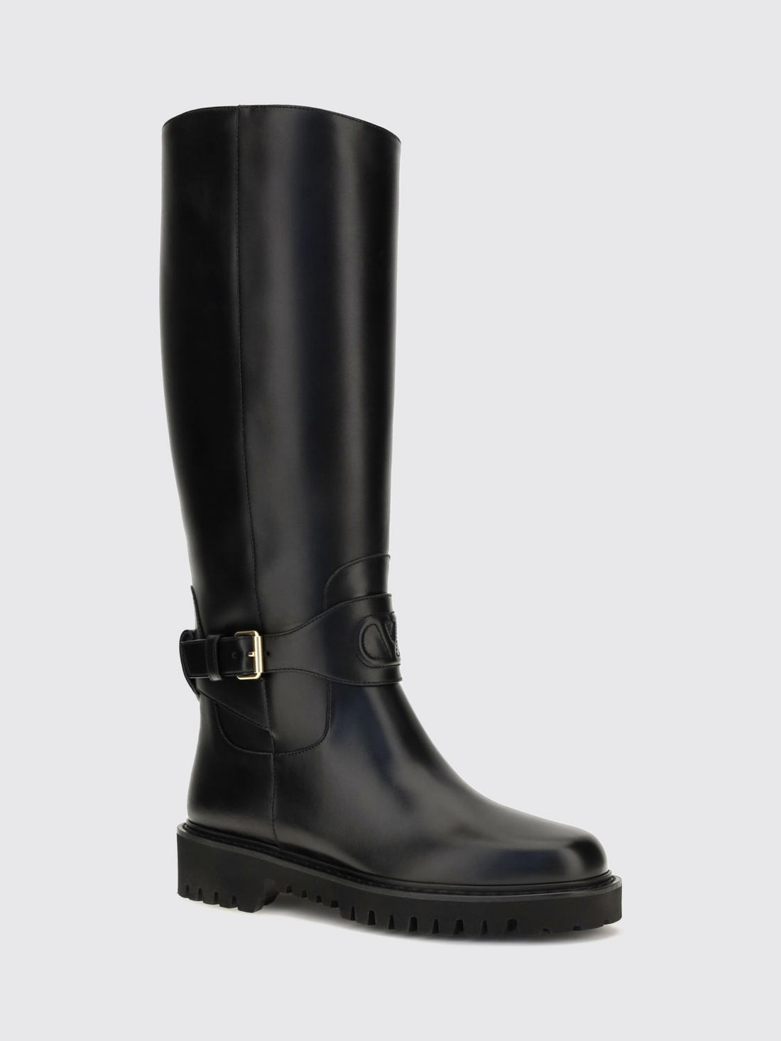 VALENTINO GARAVANI 36 vlogo signature leather knee-high boots