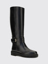 vlogo signature leather knee-high boots