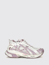 runner distressed-effect mesh and rubber trainers