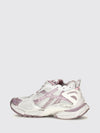 runner distressed-effect mesh and rubber trainers