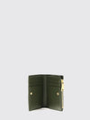 intrecciato calfskin leather wallet