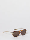 knot aviator sunglasses in metal and acetate