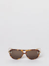 knot aviator sunglasses in metal and acetate