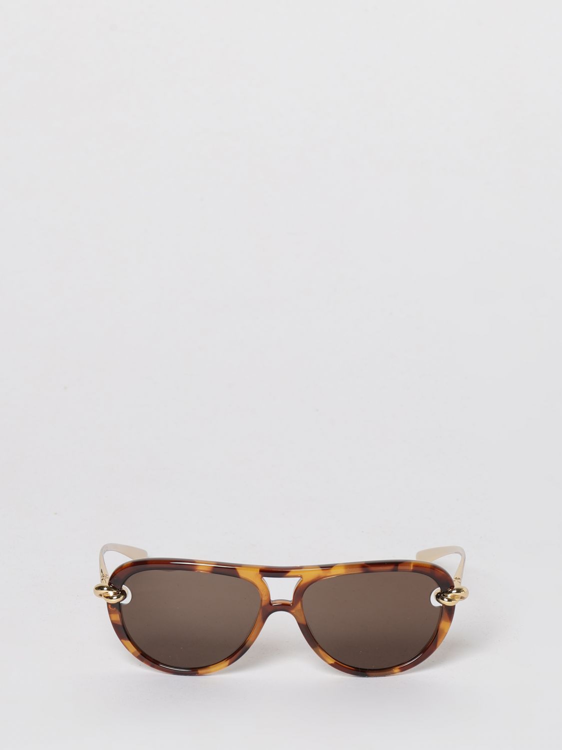 knot aviator sunglasses in metal and acetate