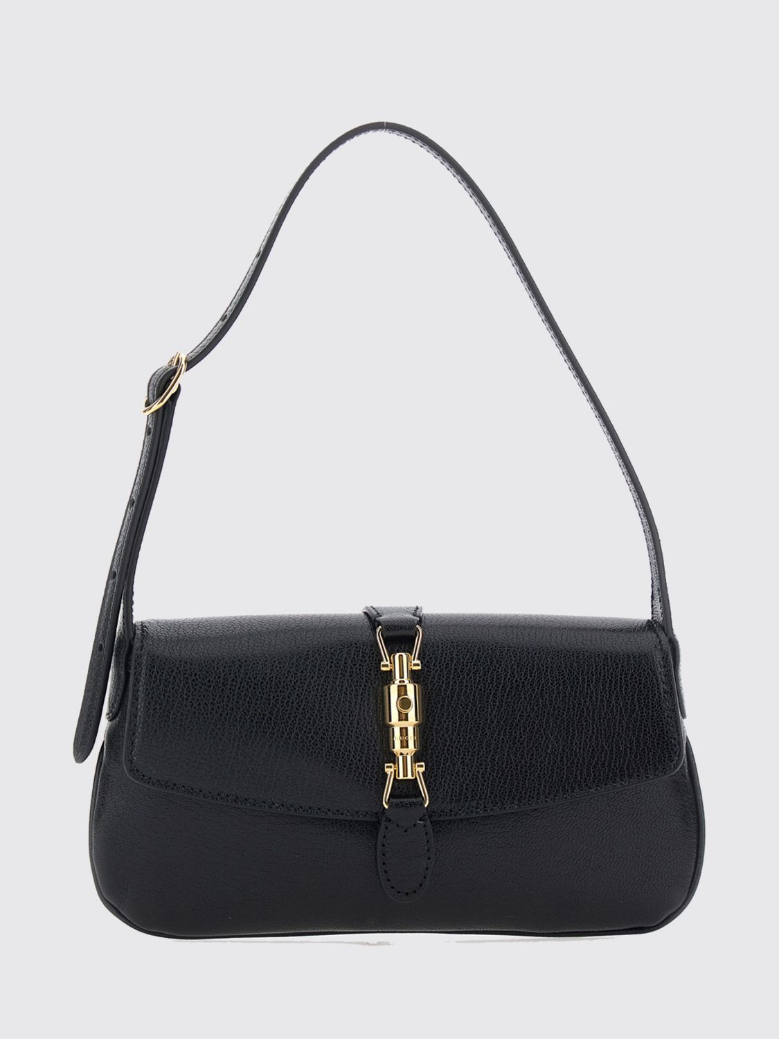 jackie mini leather shoulder bag with removable strap