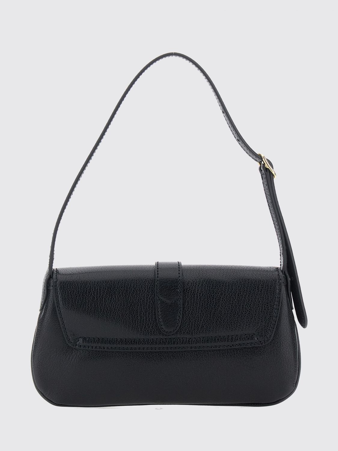 jackie mini leather shoulder bag with removable strap