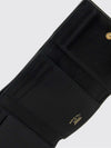 horsebit web trifold calfskin wallet with web detail