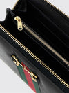 horsebit web continental calfskin zip wallet