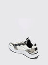 vlogo signature leather and fabric trainers