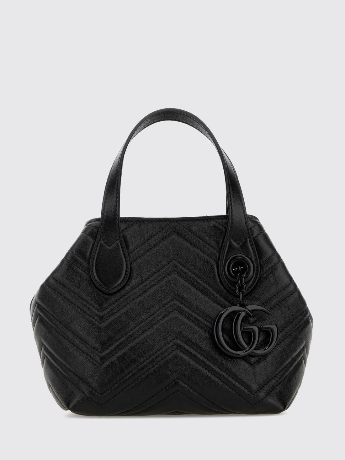 GUCCI OS gg marmont mini top handle bag in matelassé chevron nappa