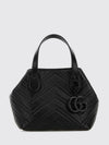 gg marmont mini top handle bag in matelassé chevron nappa