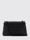 gg marmont mini shoulder bag in matelassé nappa with chain strap