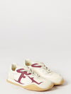 wave pulse low-top sneakers in calf leather with embossed logo