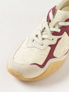 wave pulse low-top sneakers in calf leather with embossed logo