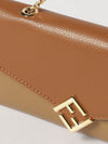 ff diamonds grained calfskin wallet on chain with monogram