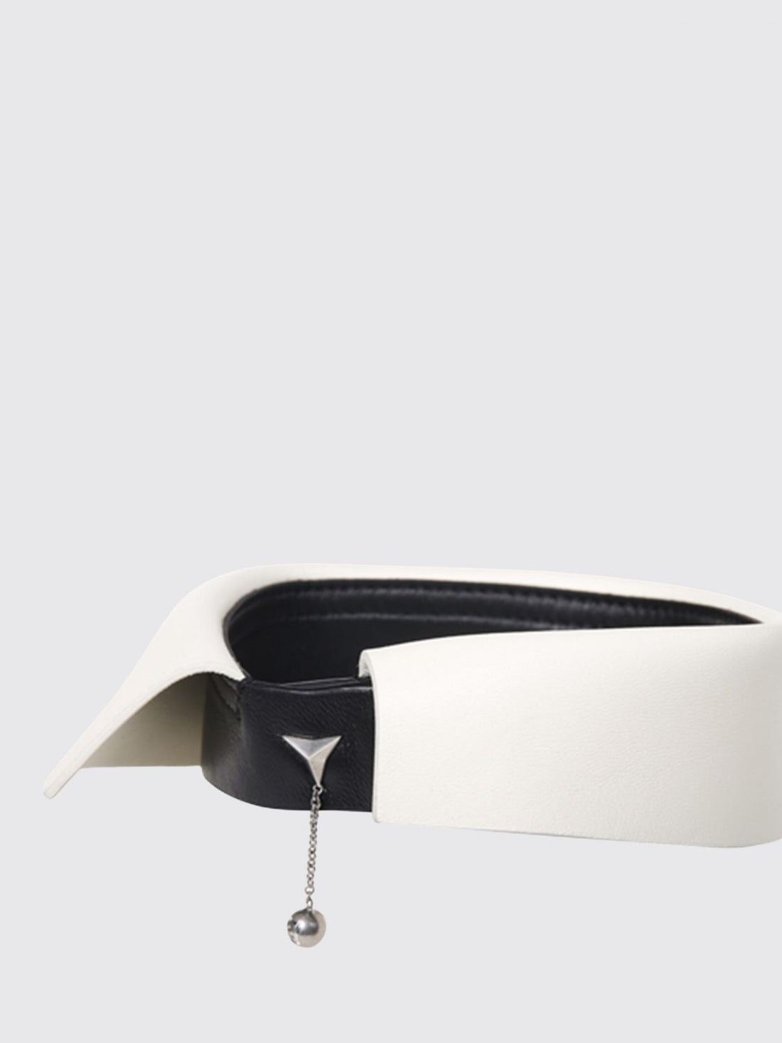 FENDI M smooth lambskin choker necklace with two-colour abstract embroidery