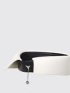 smooth lambskin choker necklace with two-colour abstract embroidery