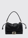 baguette large lambskin nappa shoulder bag with ff monogram